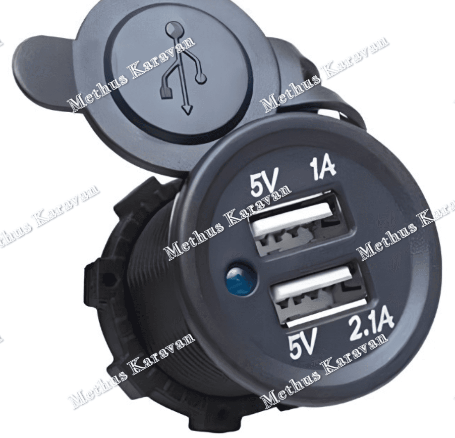 12v Usb Siyah
